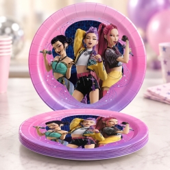 *K-Pop Demon Hunters Dessert Plates - 8 PK